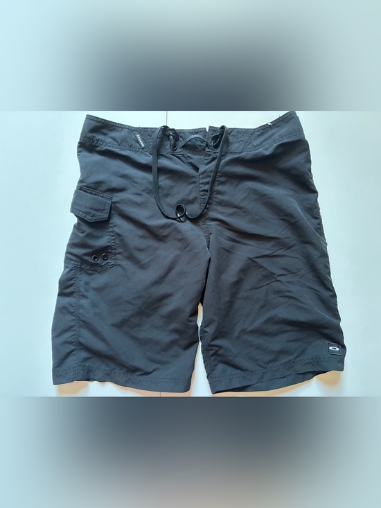 Oakley Other - Y2K Men's Black Oakley Drawstring Cargo Swim Shorts - Size 30